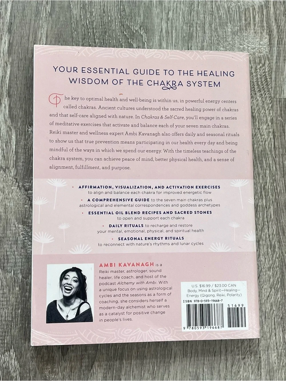 Chakras & Self-Care by Ambi Kavanagh Paperback Book